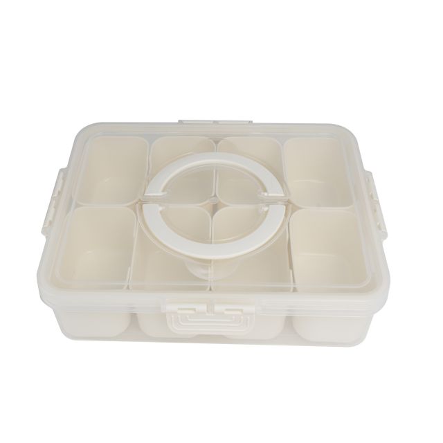 קופסת אחסון מחולקת - צבע רנדומלי